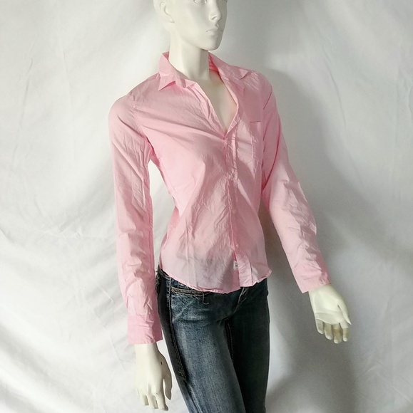 Frank & Eileen Ladies Barry Pink Button Down Shirt - Picture 2 of 8